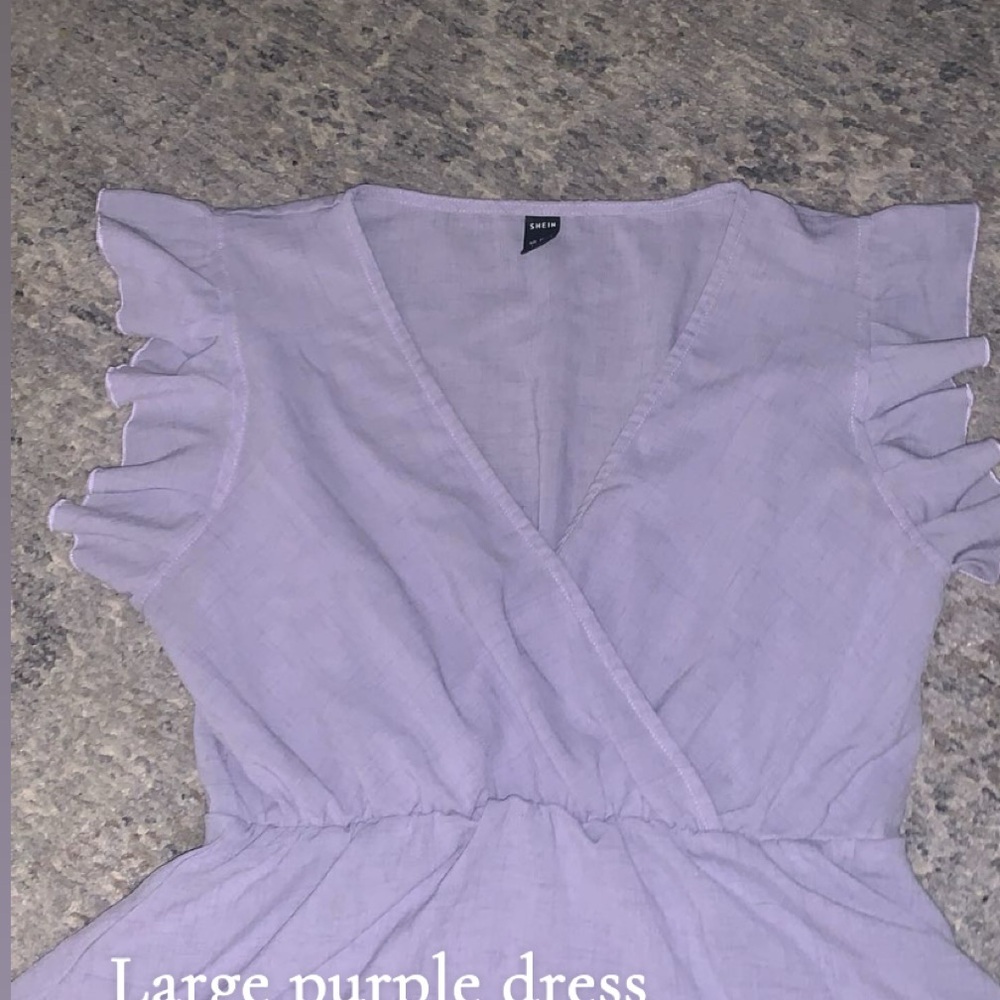 purple dress shirt
